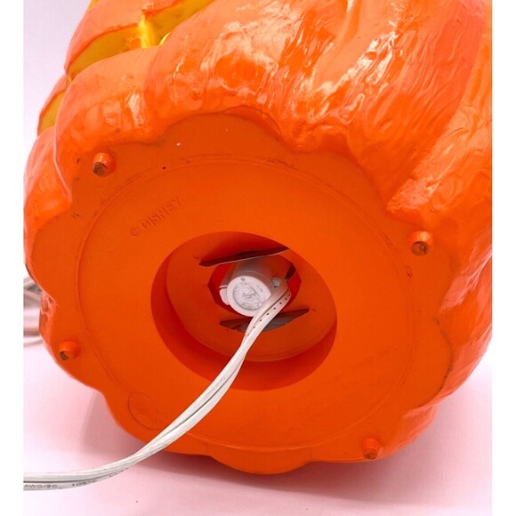 Disney 1999 Winnie The Pooh Halloween Blow Mold BOO Pumpkin Light Up Vintage EUC - Picture 6 of 16